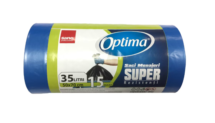 SANO OPTIMA SACI SUPER 35L 15 50*70 ALBASTRI